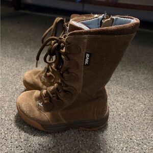 Teva Kids Tan Leather Adventure Boots